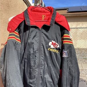 Kansas City Chiefs Black and Red Jacket